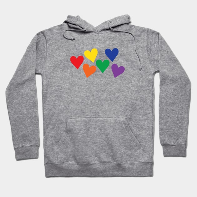 Hearts Pride Hoodie by DADDY DD